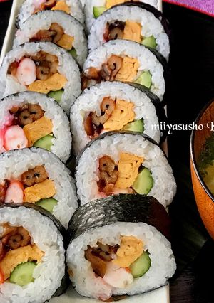 穴子の巻き寿司-レシピのメイン写真