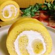 ふんわりバナナロールケーキ