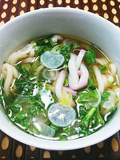 七草あんかけうどん-レシピのメイン写真