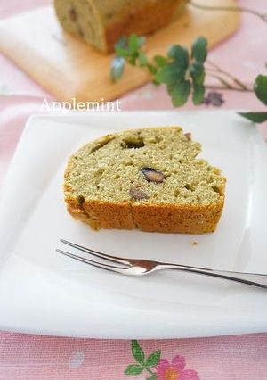おせちリメイク黒豆の抹茶パウンドケーキ-レシピのメイン写真