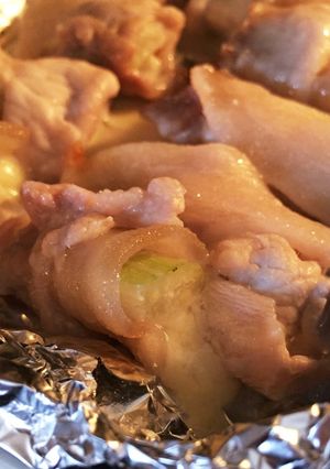 セロリとチーズの豚巻き❁*+-レシピのメイン写真