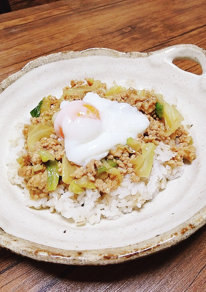 うま♡キャベツと豚挽き肉の簡単ごはん-レシピのメイン写真