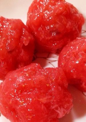 葛粉で固めた優しい味☆いちごの葛饅頭-レシピのメイン写真