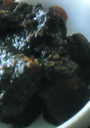 胡麻まみれの南瓜の味噌煮-レシピのメイン写真