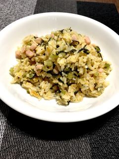 野沢菜で高菜チャーハン☆-レシピのメイン写真