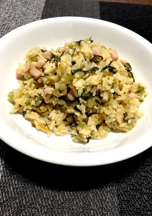 野沢菜で高菜チャーハン☆-レシピのメイン写真