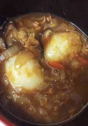 子どもが大好き!カレー雑煮-レシピのメイン写真