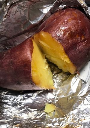 気長ストーブの上でねっとり焼き芋-レシピのメイン写真