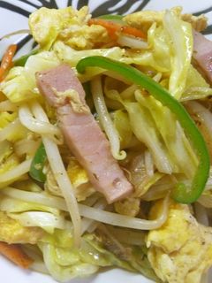 子供も大好き!キャベツともやしの野菜炒め-レシピのメイン写真