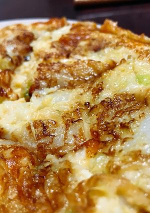 簡単！餅とキャベツとチーズと長芋焼き-レシピのメイン写真