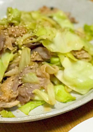 包丁要らず★味噌ゴマキャベツ炒め-レシピのメイン写真