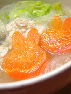 ふわっふわ♪鶏団子のスープ-レシピのメイン写真