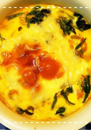 鮭フレークで簡単！ほうれん草のキッシュ-レシピのメイン写真