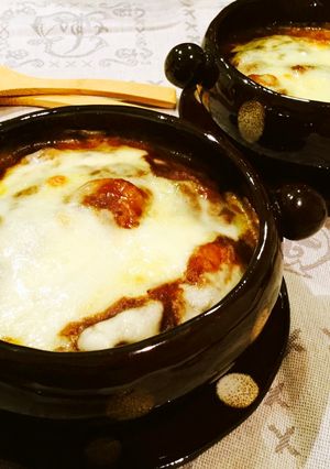 旅の思い出♡シーフード焼きカレー-レシピのメイン写真