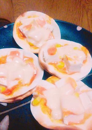 餃子の皮と豆腐でお手軽ピザ風-レシピのメイン写真