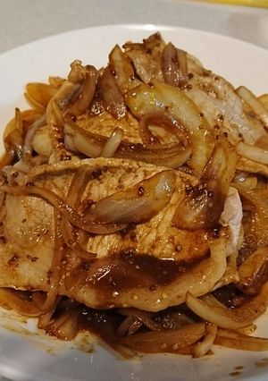 豚ロースのマスタード炒め-レシピのメイン写真
