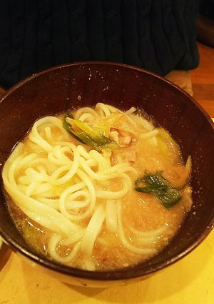 豚とネギのごまだれうどん-レシピのメイン写真