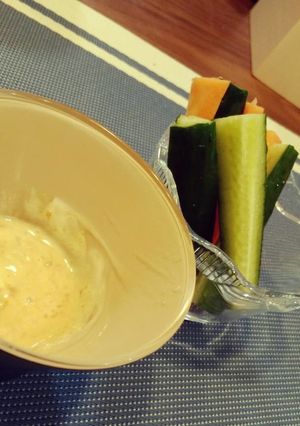 野菜スティック用味噌マヨソース-レシピのメイン写真