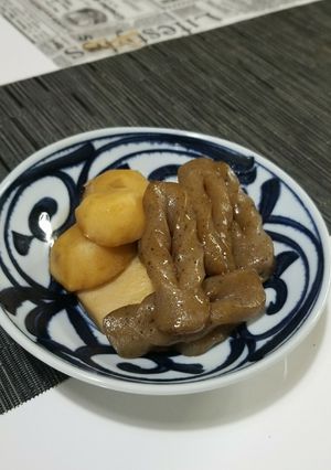 里芋とこんにゃくの煮物-レシピのメイン写真
