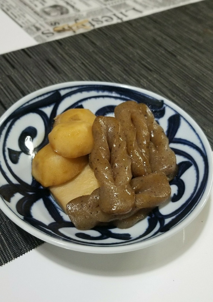 里芋とこんにゃくの煮物-レシピのメイン写真