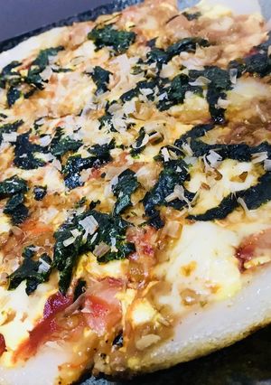 餅納豆チーズピザ-レシピのメイン写真