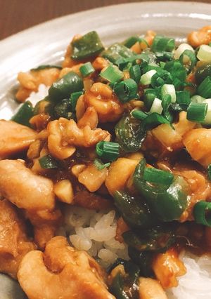 カシューナッツとチキンとピーマン炒め-レシピのメイン写真