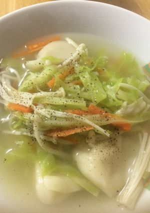 スープ餃子-レシピのメイン写真