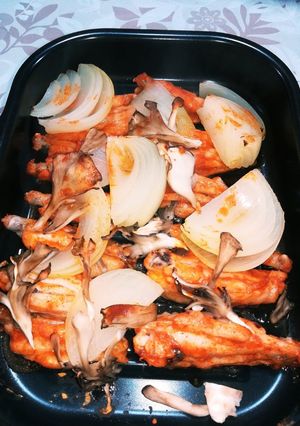 【超簡単】味付鶏肉と蒸し野菜-レシピのメイン写真