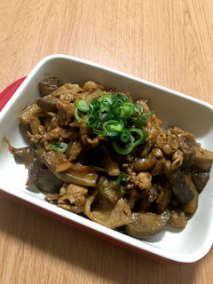 なすと豚こま肉の味噌炒め-レシピのメイン写真