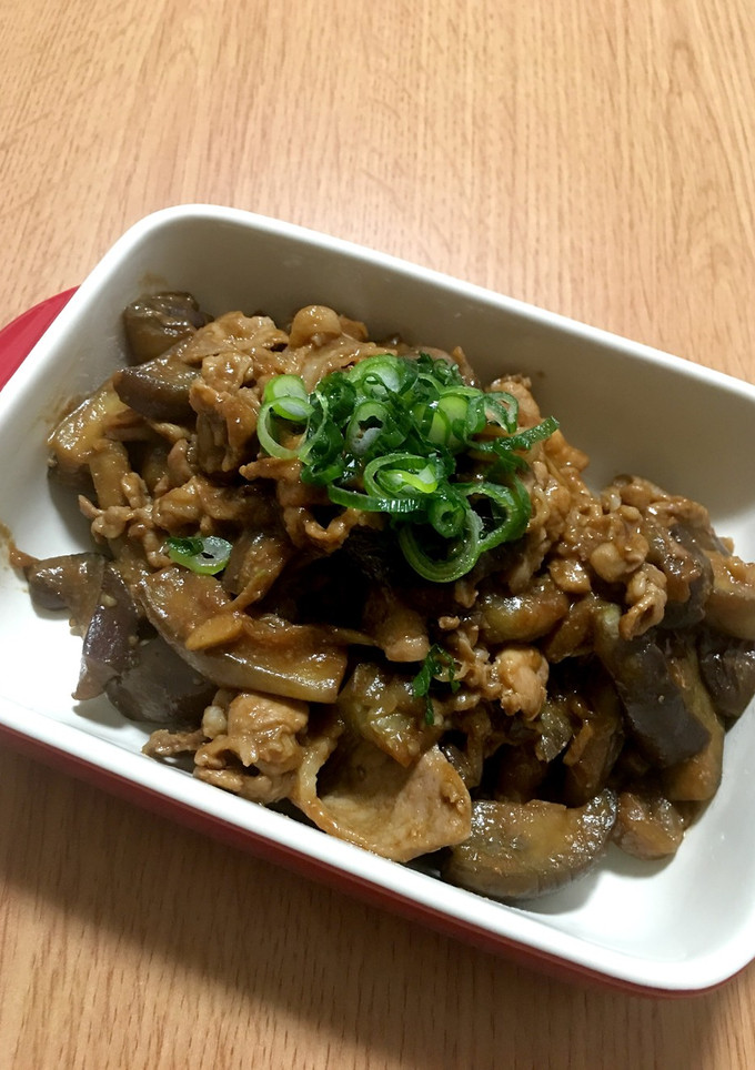 なすと豚こま肉の味噌炒め-レシピのメイン写真