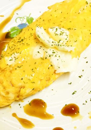しょう油＆発酵バター☆プレーンオムレツ-レシピのメイン写真