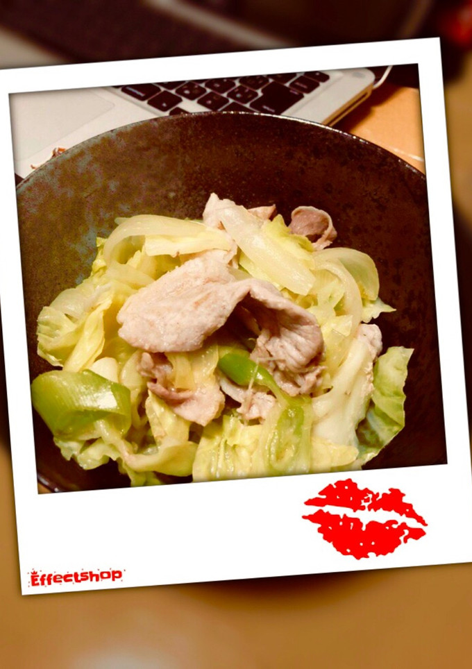 野菜と豚バラの蒸し鍋٩( ᐛ )و-レシピのメイン写真
