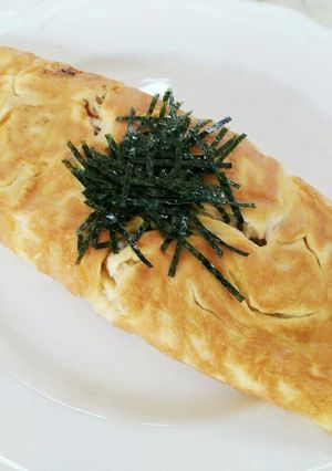 簡単！とろ〜りネバネバ納豆オムレツ♡-レシピのメイン写真