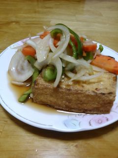 焼き厚揚げの南蛮漬け-レシピのメイン写真