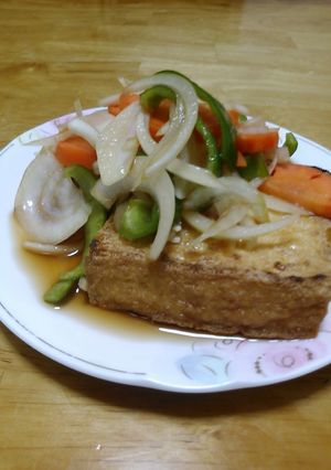 焼き厚揚げの南蛮漬け-レシピのメイン写真