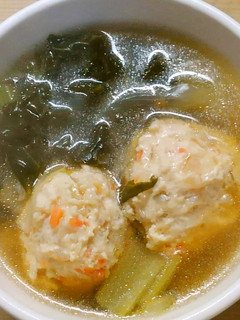 簡単♪人参と玉ねぎ入り✾鶏団子のスープ✾-レシピのメイン写真