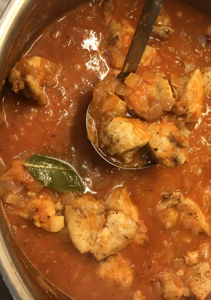 鶏肉のトマト煮 スペイン風-レシピのメイン写真