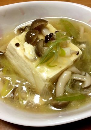 きのこたっぷりあんかけ生姜豆腐-レシピのメイン写真