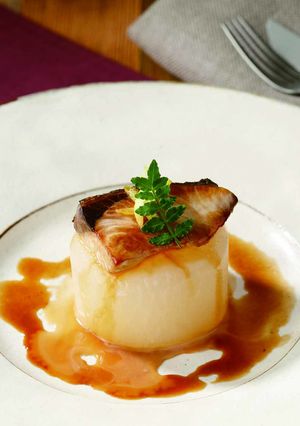 まるでフランス料理！さしみ醤油のぶり大根-レシピのメイン写真