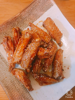 ビールがすすむ♡名古屋風の甘辛手羽先-レシピのメイン写真