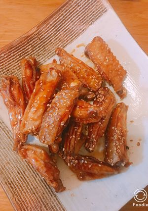 ビールがすすむ♡名古屋風の甘辛手羽先-レシピのメイン写真