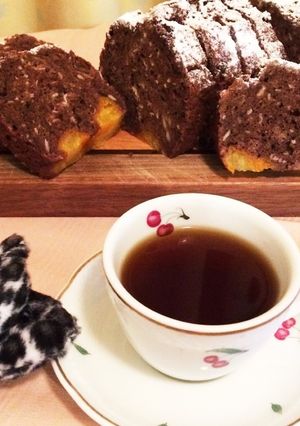 ♡金柑とココナッツのチョコパウンド♡-レシピのメイン写真