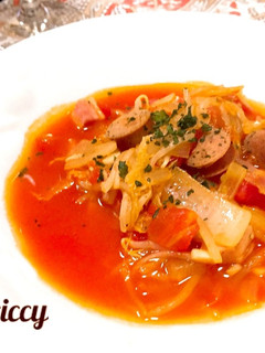 もやしと白菜のミネストローネ-レシピのメイン写真