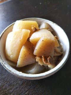しみしみ♪大根と蒟蒻と豚こま肉の煮物-レシピのメイン写真