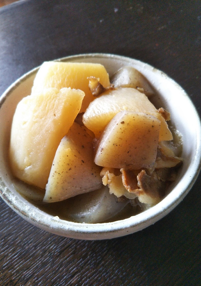 しみしみ♪大根と蒟蒻と豚こま肉の煮物-レシピのメイン写真