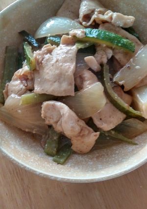 時短シンプル♪鶏肉の蒸し炒め塩胡椒のみで-レシピのメイン写真