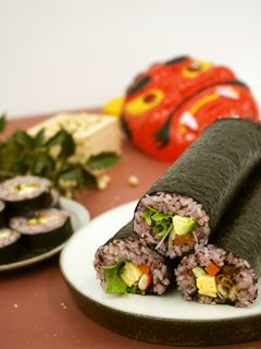 雑穀米 巻きずし 恵方巻き 節分 -レシピのメイン写真