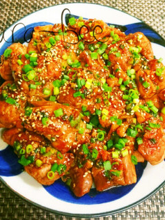 簡単激ウマ*中華ネギ味噌照り焼きチキン-レシピのメイン写真