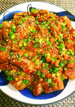 簡単激ウマ＊中華ネギ味噌照り焼きチキン-レシピのメイン写真