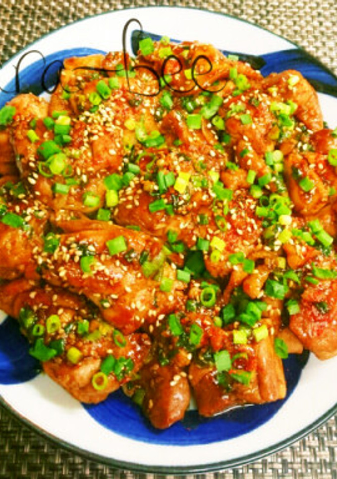 簡単激ウマ＊中華ネギ味噌照り焼きチキン-レシピのメイン写真